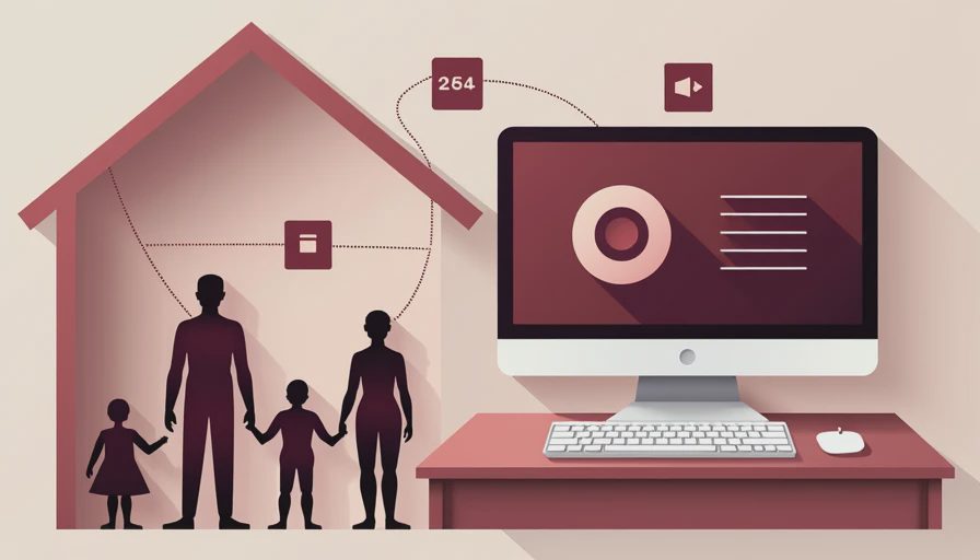 Visual context for family desktop computer